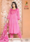 Icoin By Master Naira Cut Two Tone Printed Kurti Bottom With Dupatta
